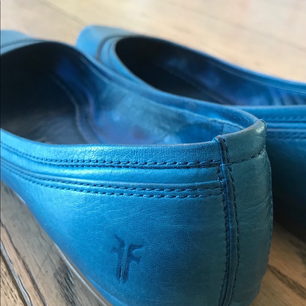 Frye Agnes Ballet Flat 9M Blue